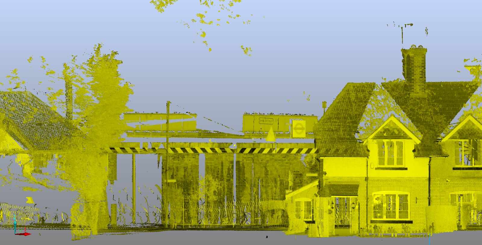 point cloud in vr for construction project