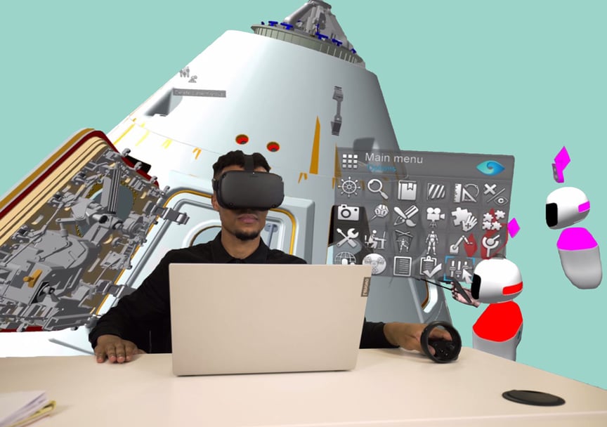 Cloud&Viz_by TechViz collaboration in vr