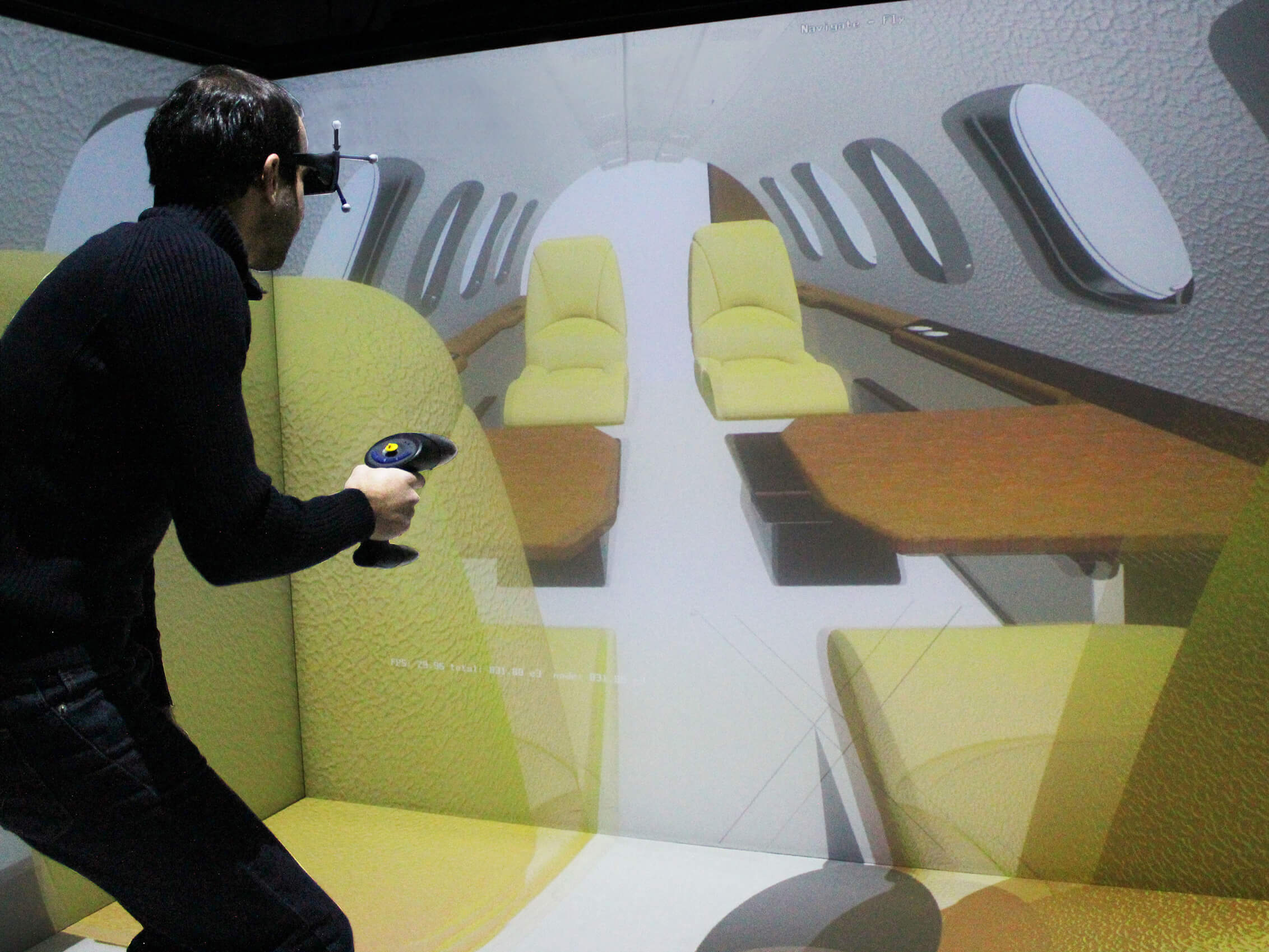 Aeronautics visualized in VR with TechViz VR software