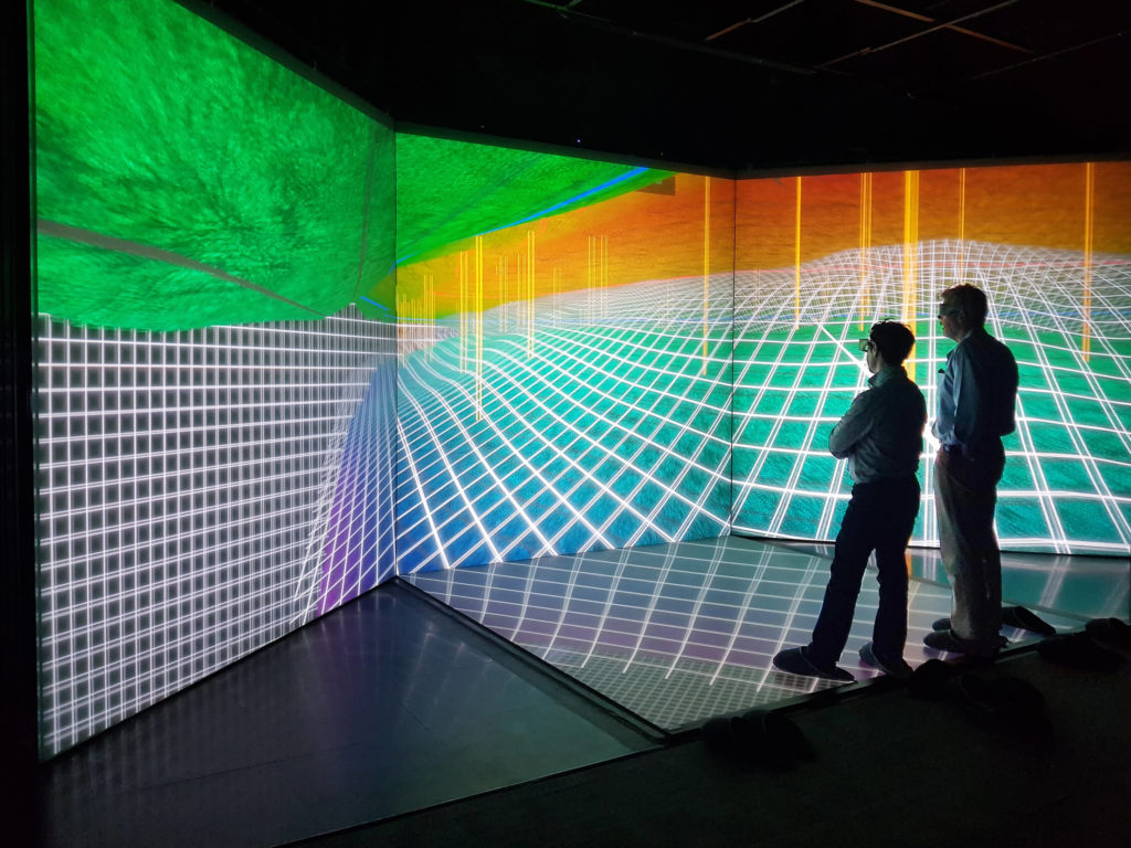 Oil-and-gas- industry case study in a immersive room