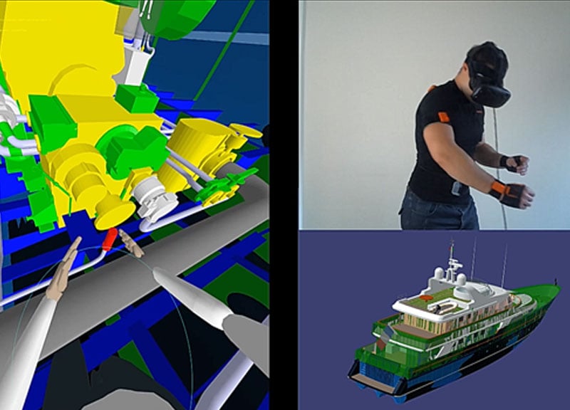 Body tracking TechViz 3d visualization software