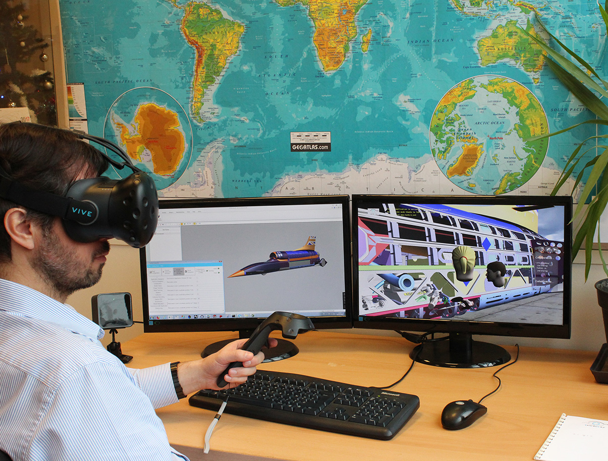 VR-engineer-working-on-a-solidworks-3D-CAD-model-in-virtual-reality